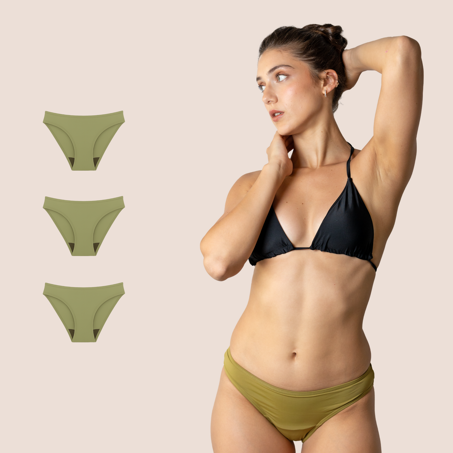 BIKINI GREEN CLASSIC PACK 5
