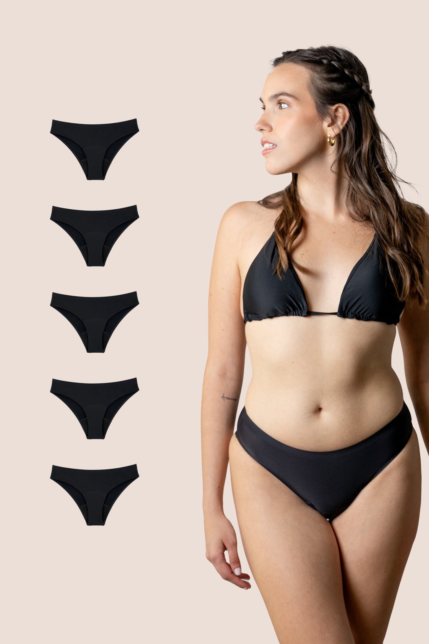 Period Swimwear for teens Seamless PACK 5
