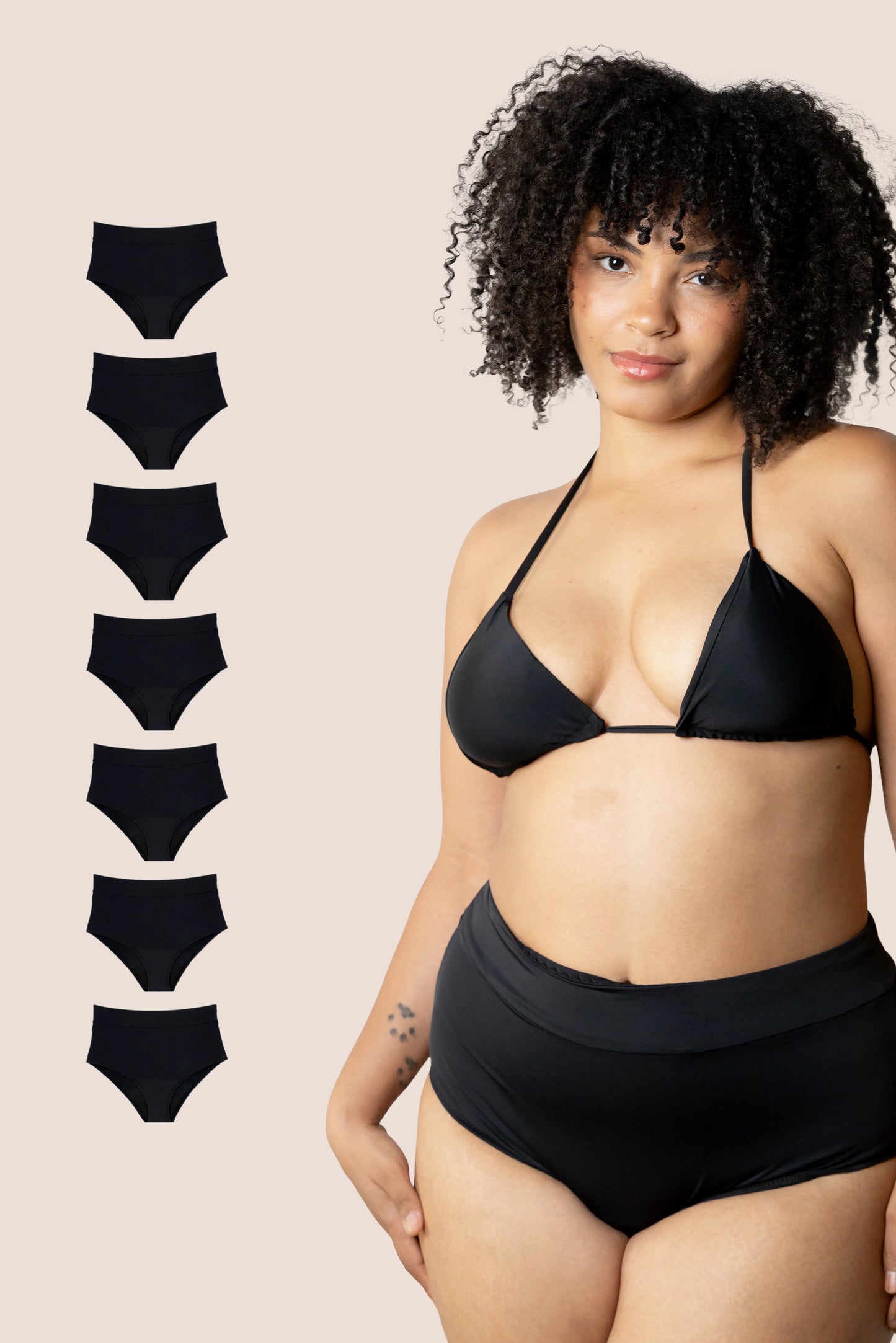 SWIMWEAR HIGH WAIST PACK 7
