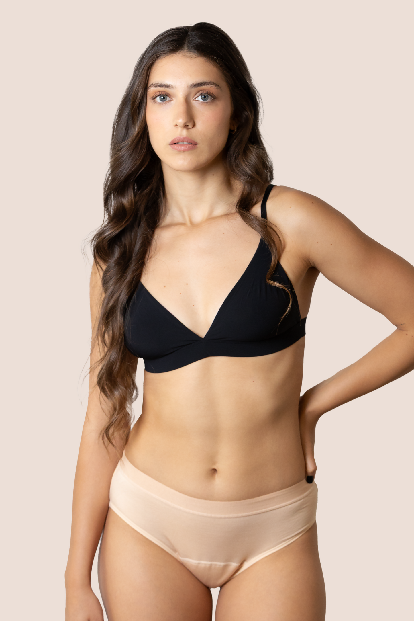 CLASSIC PERIOD PANTIES BEIGE FRONT GENERAL
