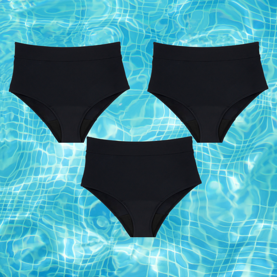 Menstruationsbikini til teenagere | Høj talje