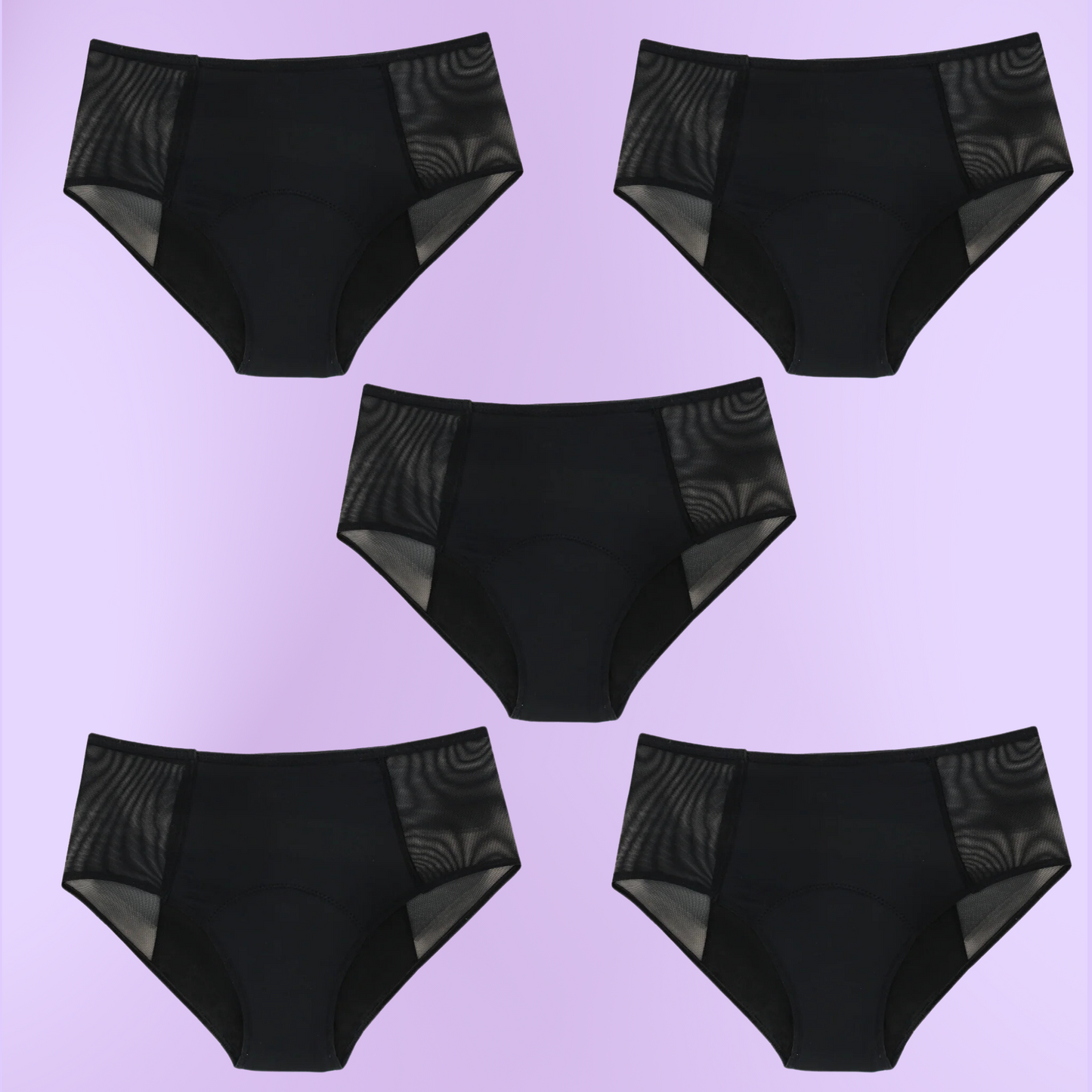 Period Panties | High Waist Transparent Hips