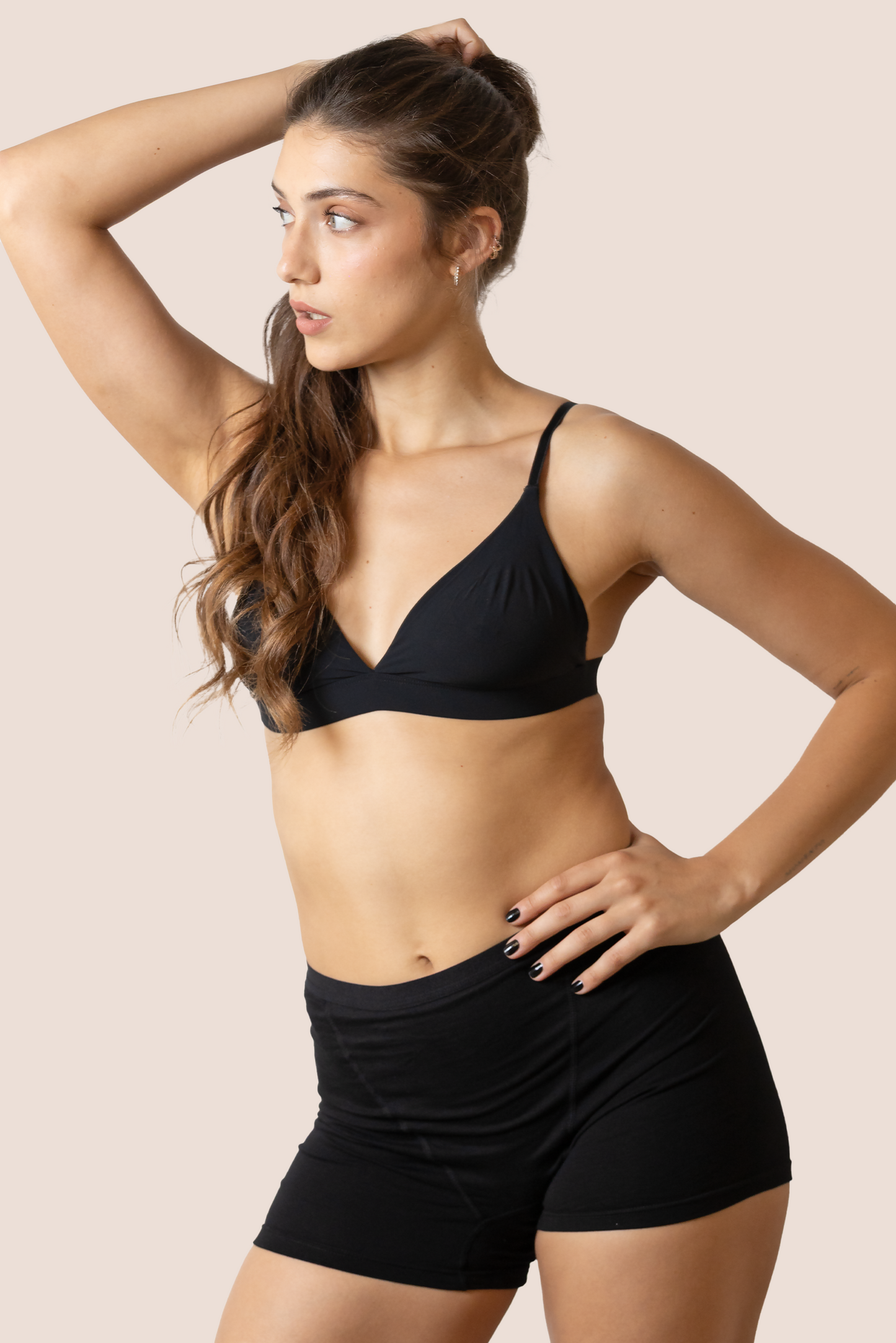 PERIOD BOXER BLACK FRONT GENERAL
