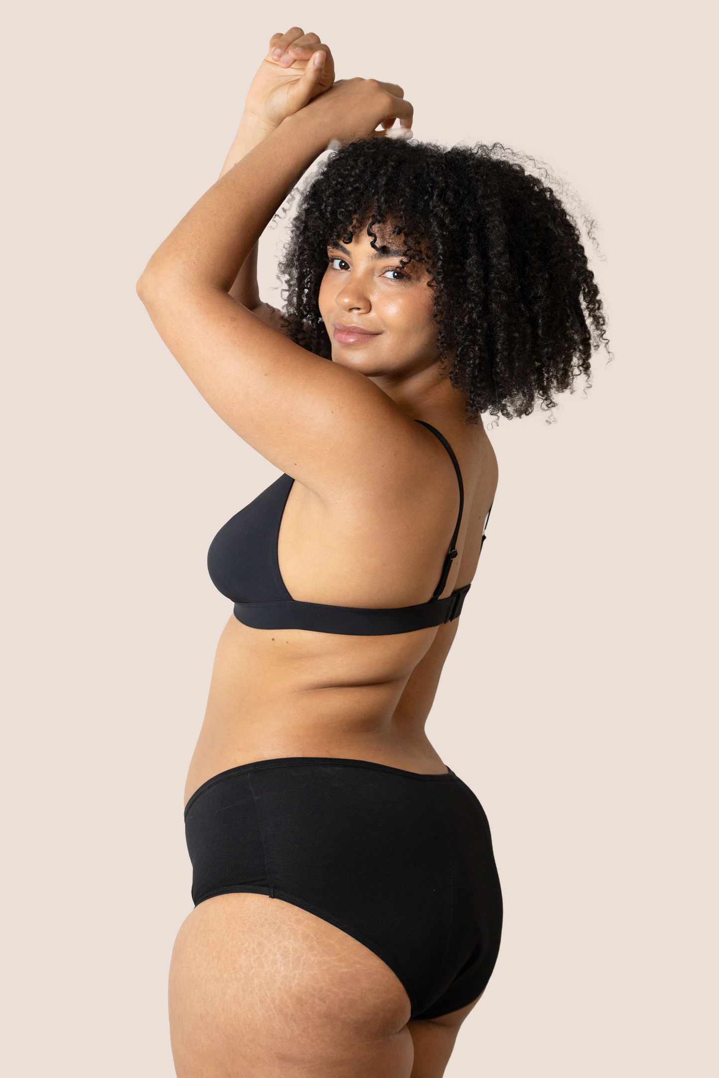 PERIOD PANTIES HIGH WAIST BLACK SIDE GENERAL