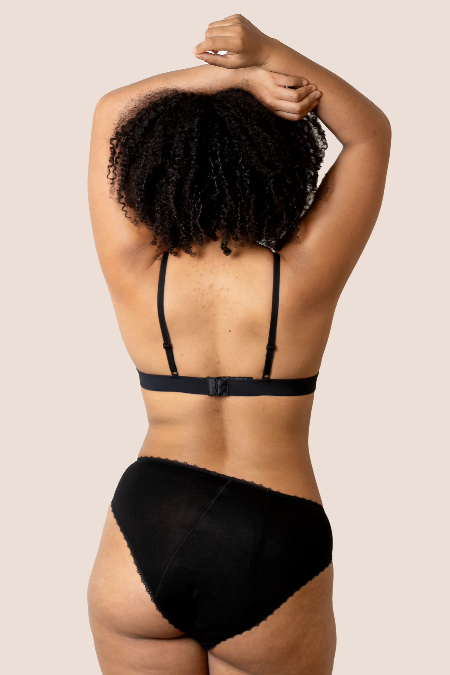 PERIOD PANTIES TRANSPARENT HIPS BLACK BACK GENERAL