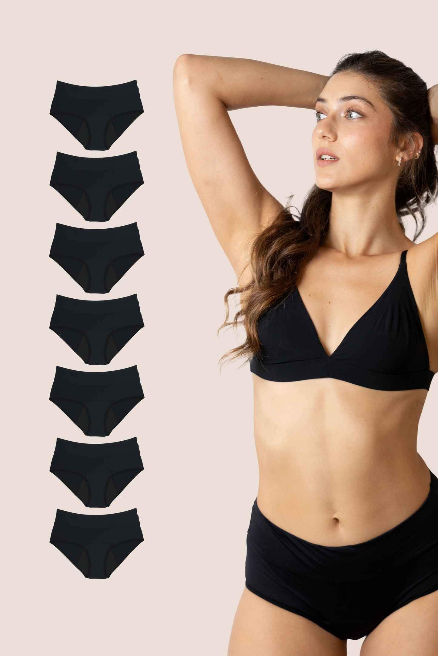 PERIOD PANTY BREATHABLE PACK 7