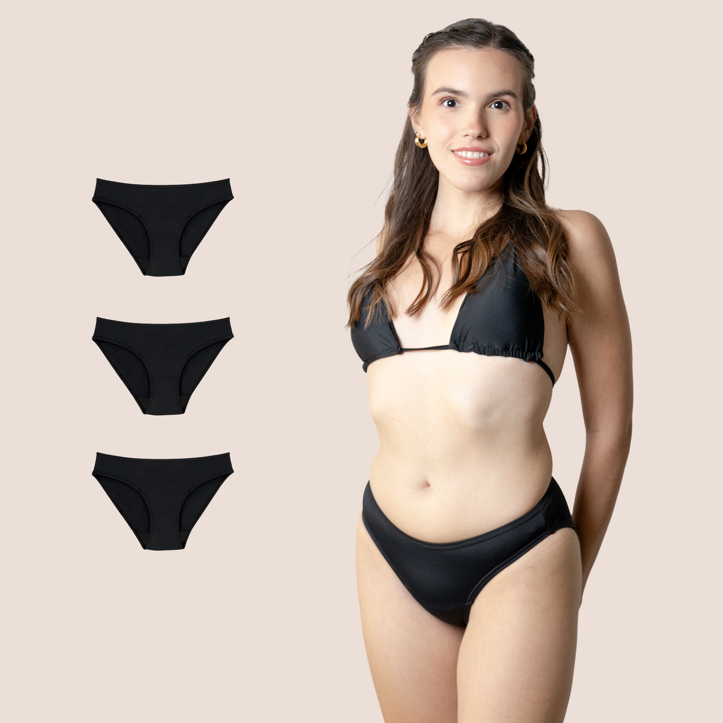 Period Swimwear for teens Classic PACK 3