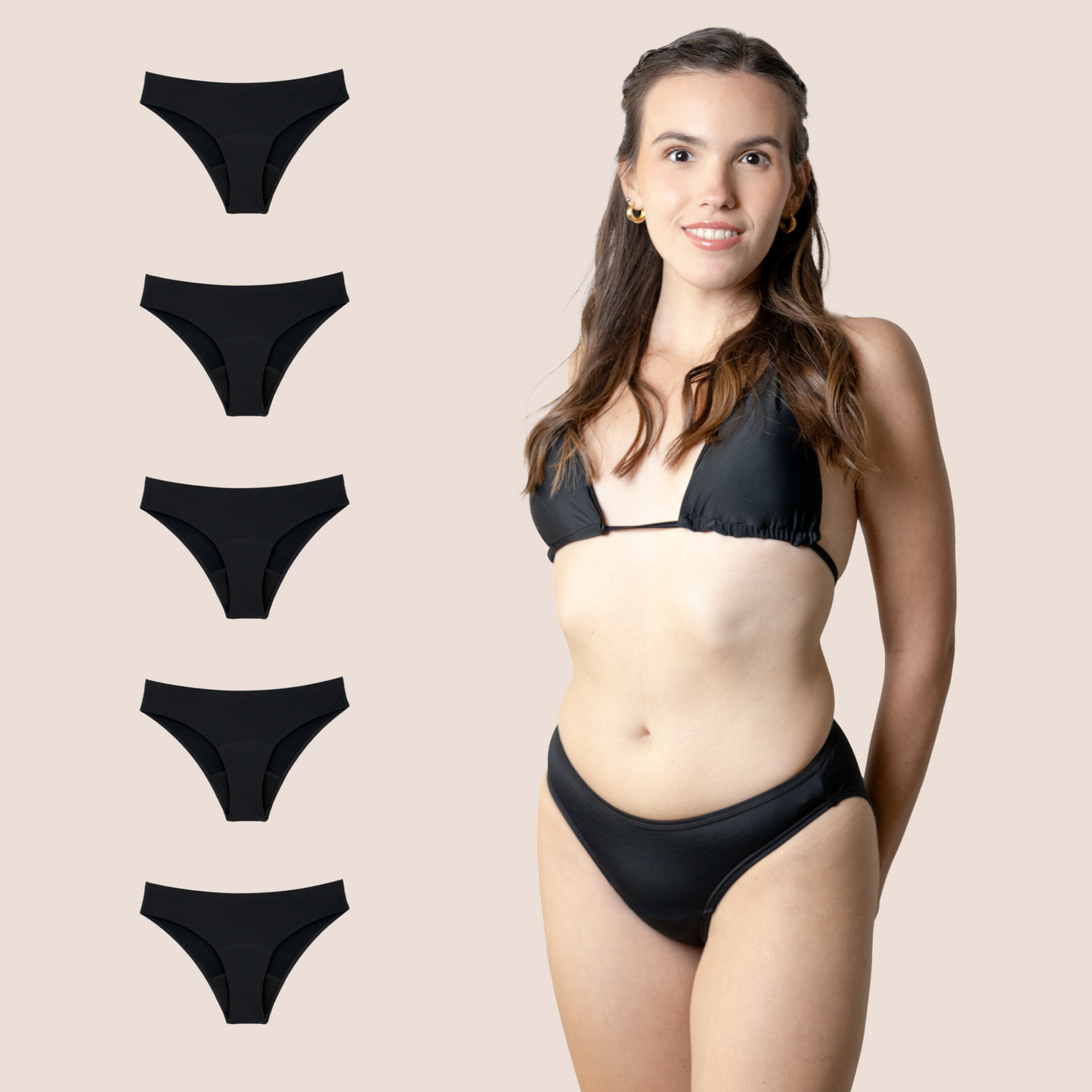Period Swimwear for teens Classic PACK 5