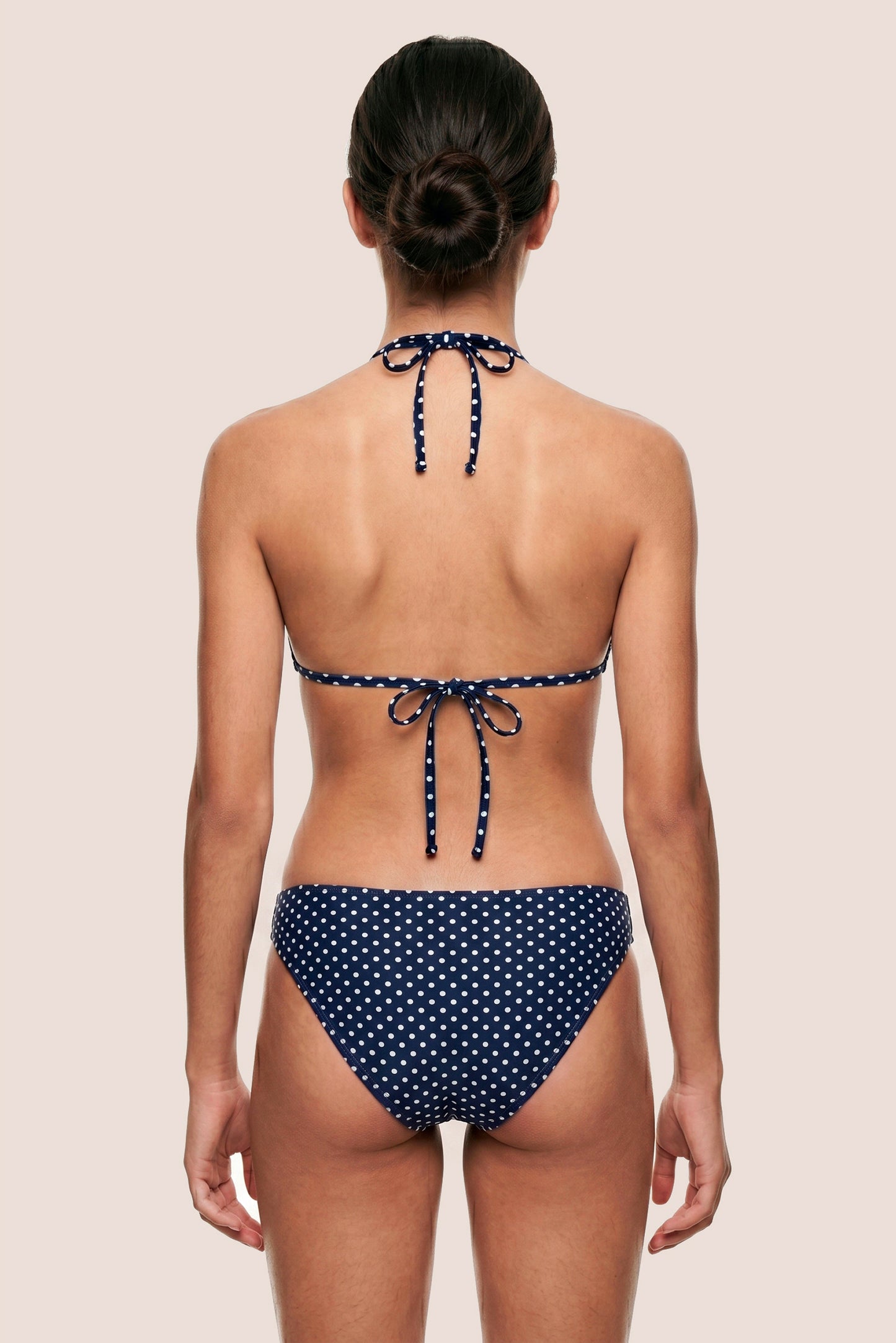 BIKINI BLUE POLKA DOT CLASSIC TEEN BACK GENERAL