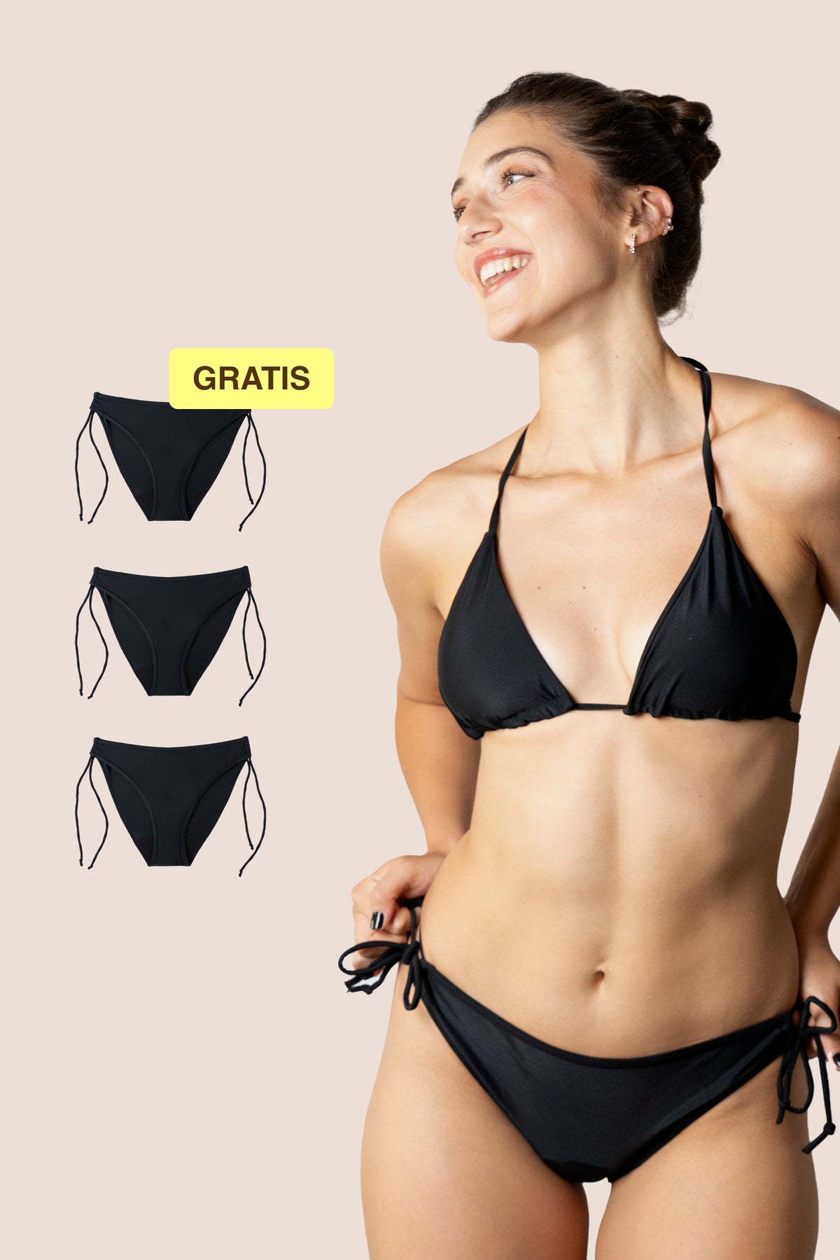 Menstruatie bikini | Braziliaan met knoop