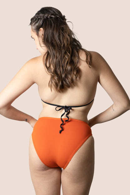 Period Swimwear for teens Classic Orange back general