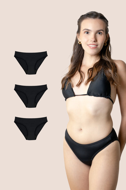 Period Swimwear for teens Classic PACK 3