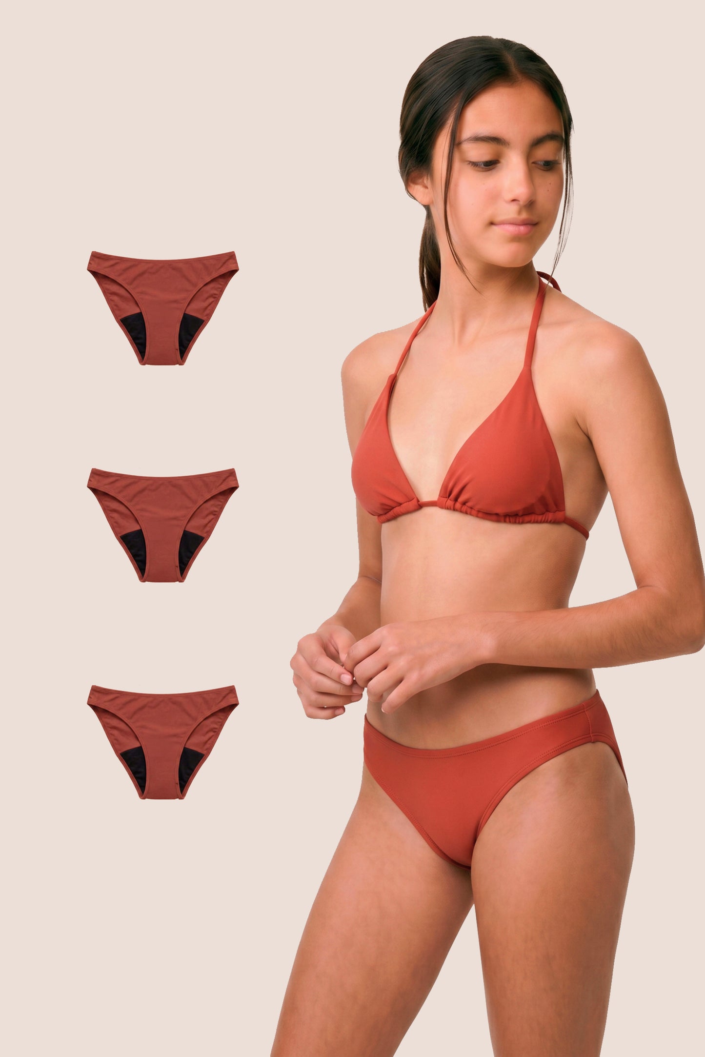 BIKINI CORAL CLASSIC TEEN PACK 3 GENERAL