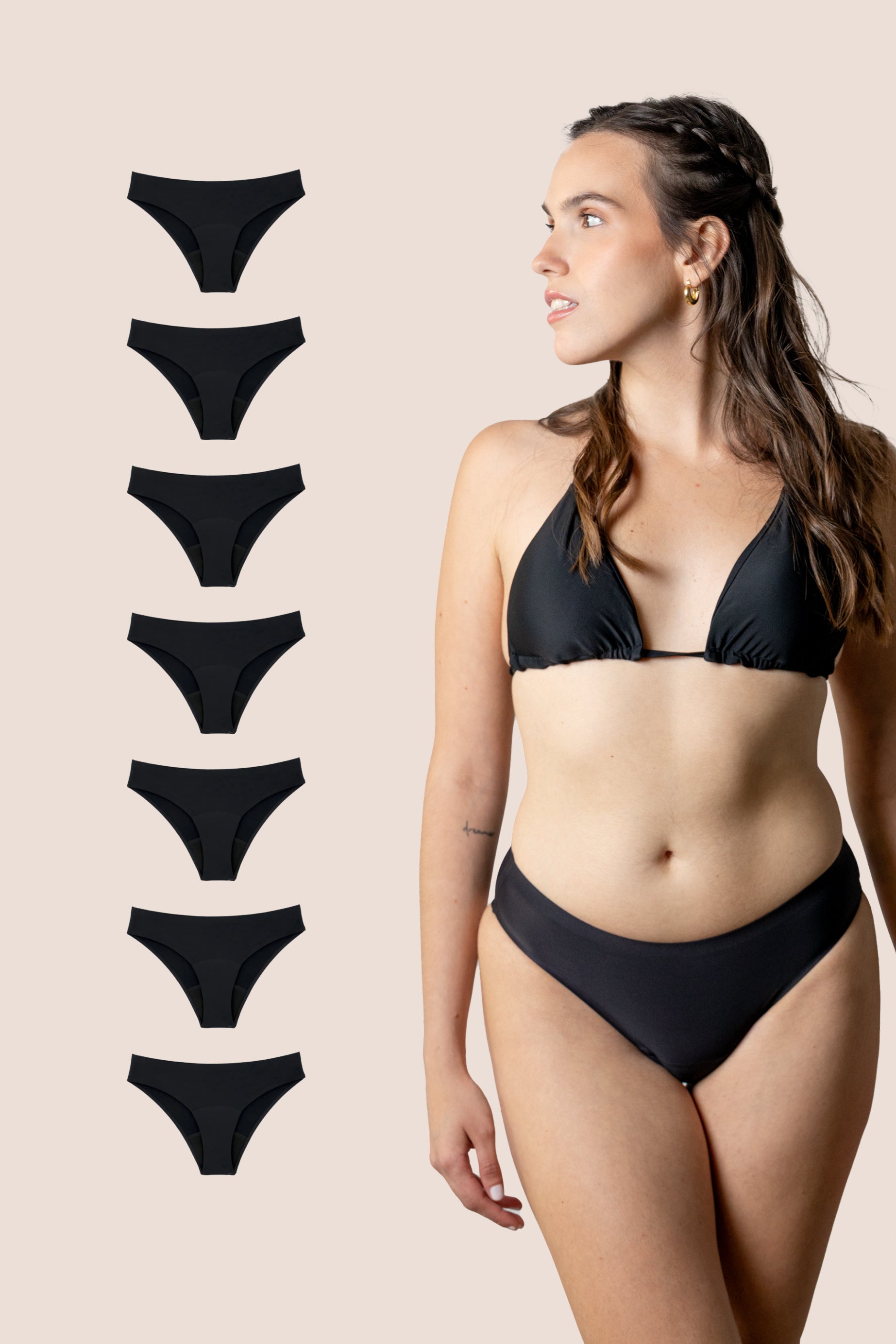 Period Swimwear for teens Seamless PACK 7