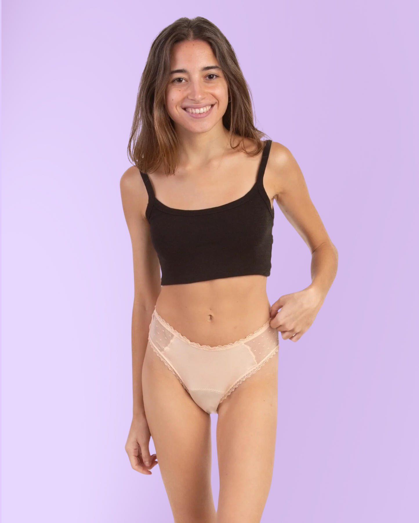 teens in panties ▷ Shop Period Underwear for teens | Transparent hips | Beige – Ecowoman