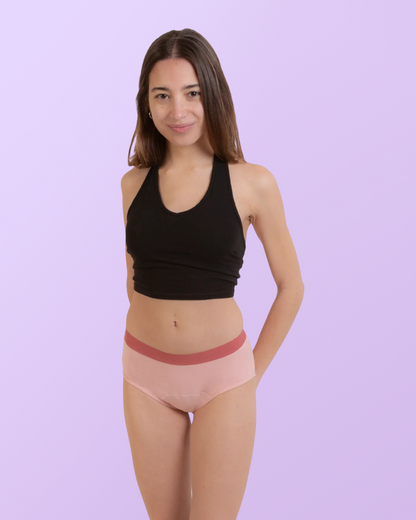 Period underwear for teens pink front general