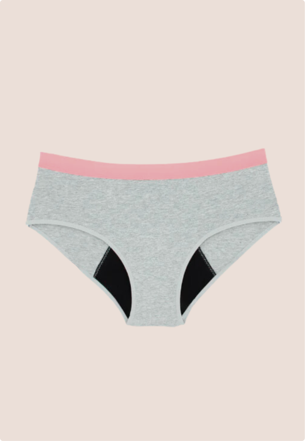 PERIOD UNDERWEAR TEEN GRAY DETAIL GENERAL