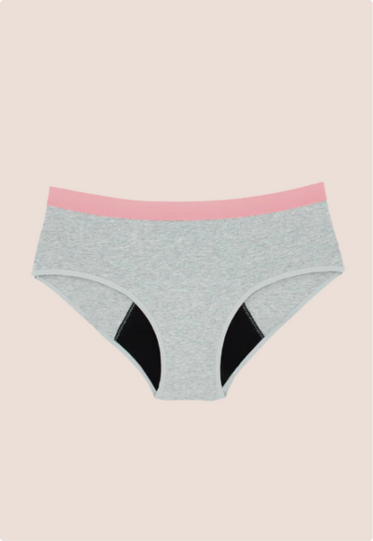 PERIOD UNDERWEAR TEEN GRAY DETAIL GENERAL