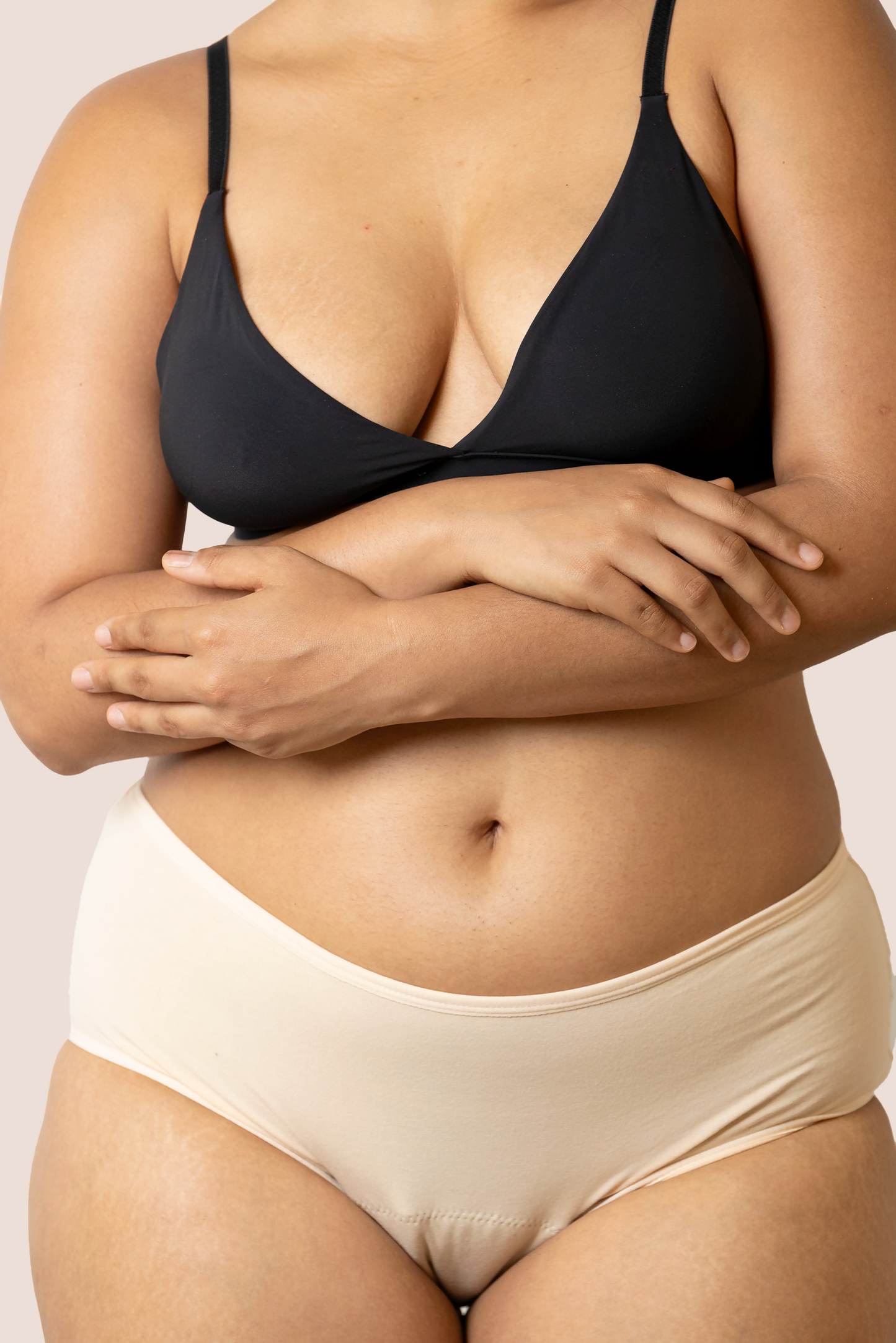 Period Panties | High Waist | Beige