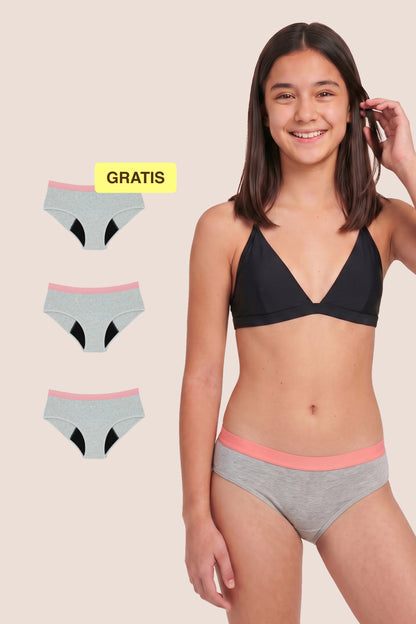 Period Underwear for teens | Grey
