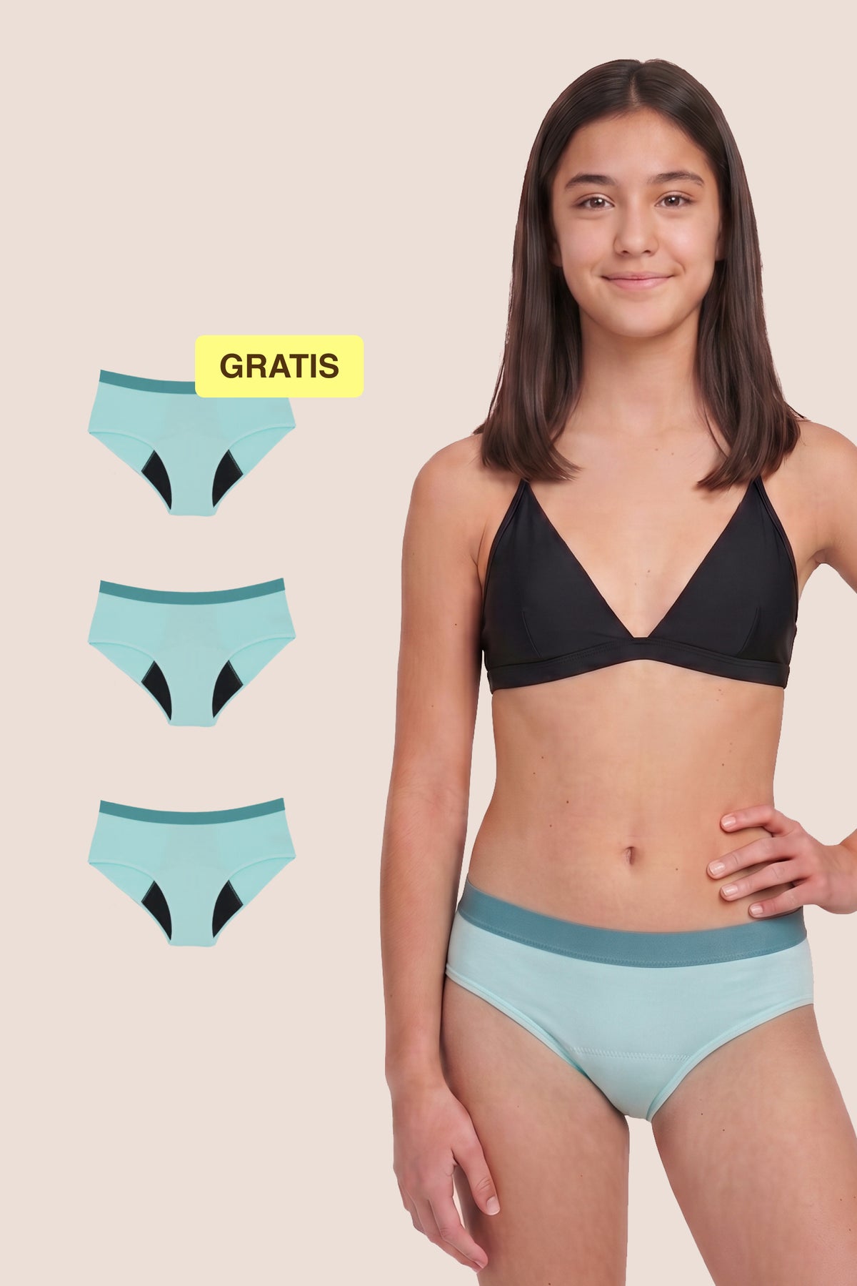 Period Underwear for teens | Turquoise