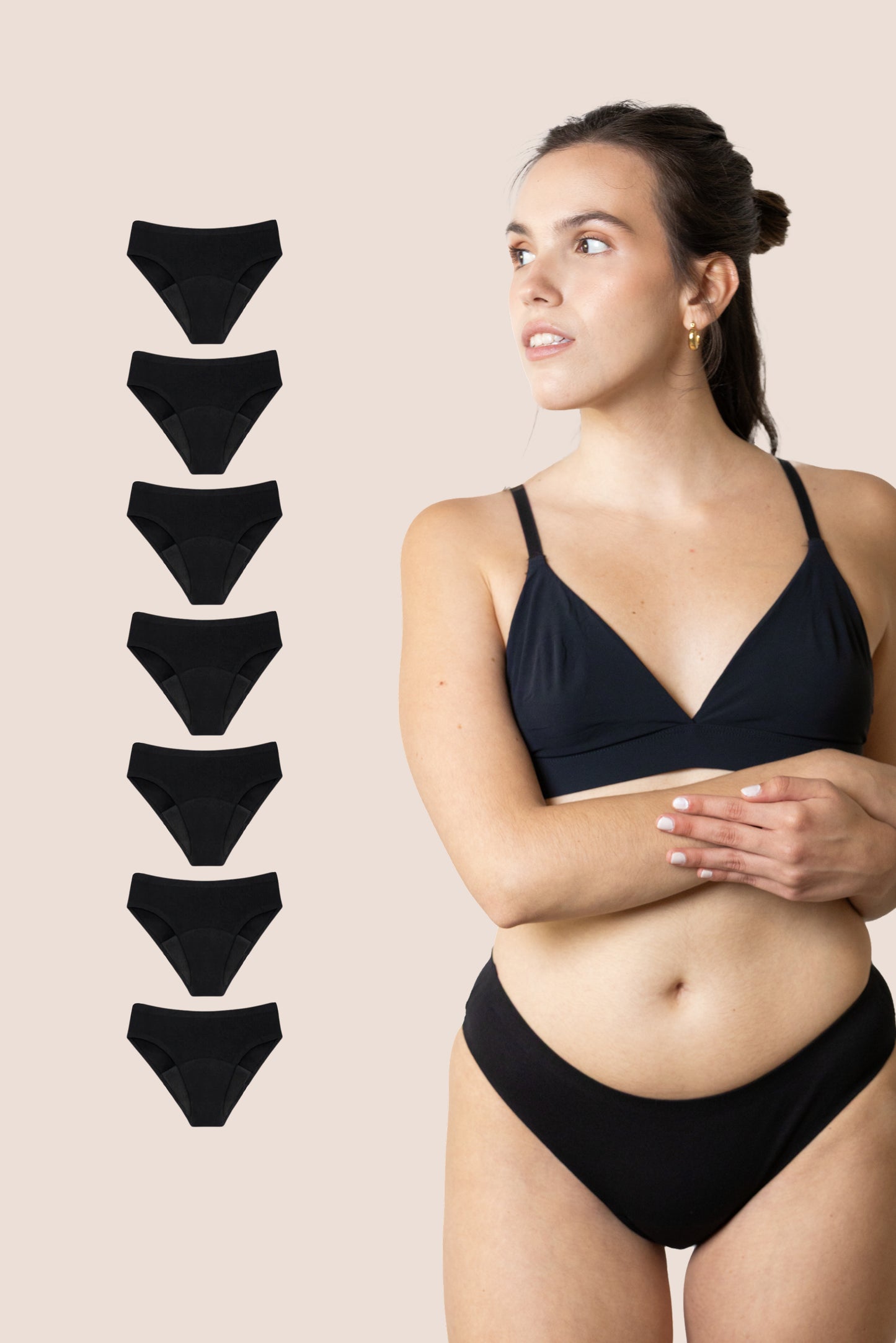 Period Underwear for teens Seamless pack 7