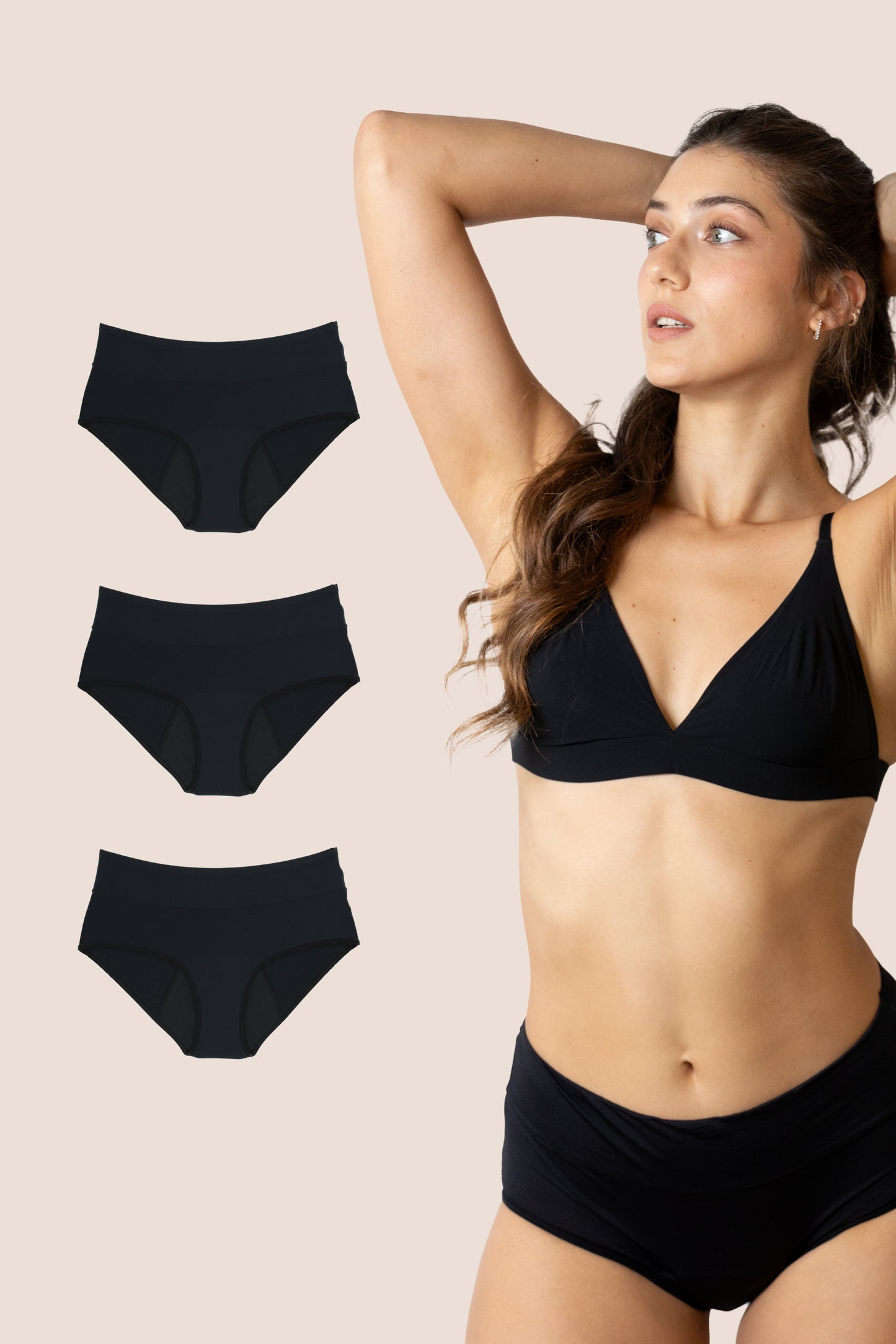 PERIOD PANTY BREATHABLE PACK 3