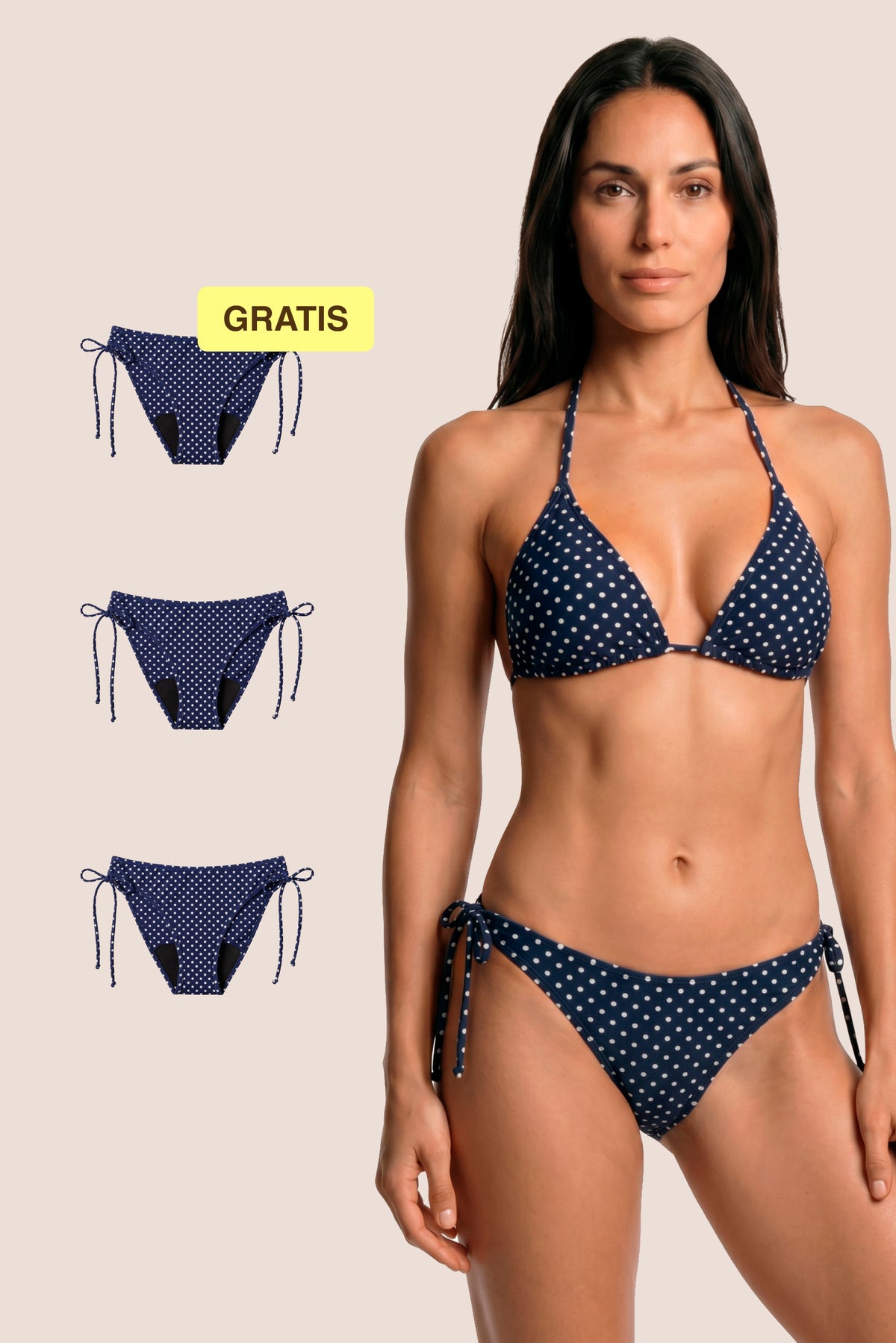 Menstruatie bikini | Braziliaan met knoop