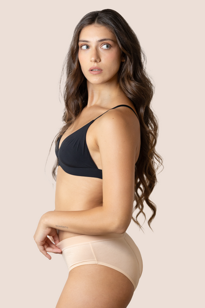 CLASSIC PERIOD PANTIES BEIGE SIDE GENERAL