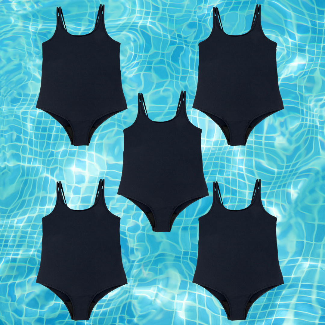 One Piece Period Swimsuit for Teens