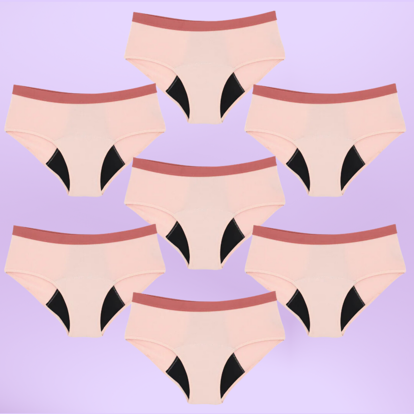 Menstruationsundertøj til teenagere | Pink