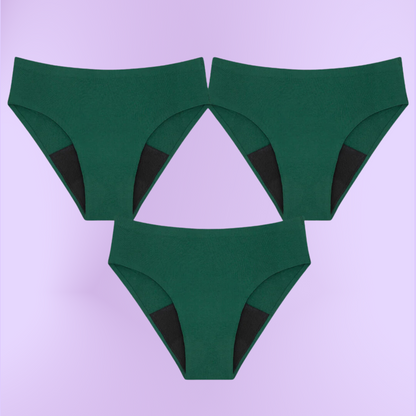 Period Panties | Seamless | Green