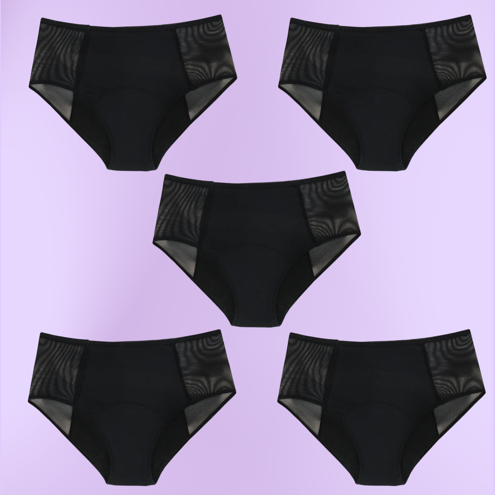 Period underwear pack 5