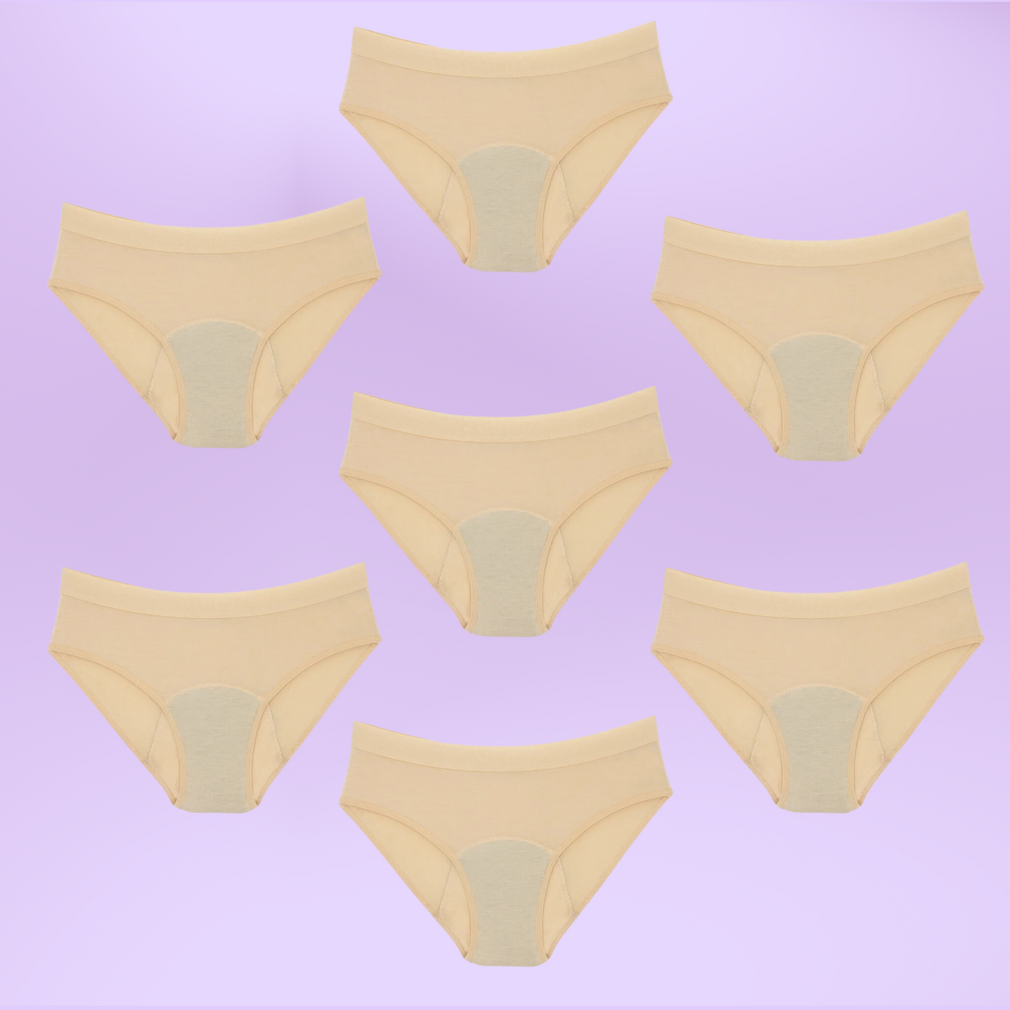 Period Underwear for teens | Classic | Beige