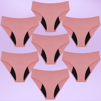 Inkontinenssi alushousut | Saumaton | Vaaleanpunainen
