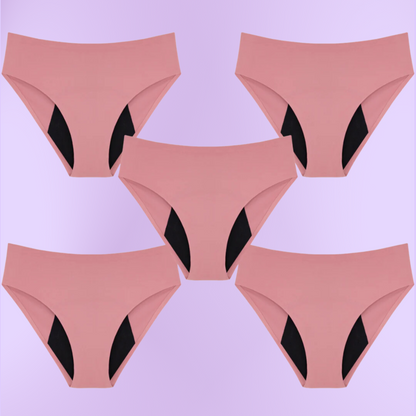 Inkontinenssi alushousut | Saumaton | Vaaleanpunainen