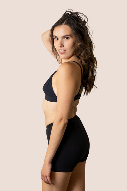 PERIOD BOXER TEEN BLACK SIDE GENERAL