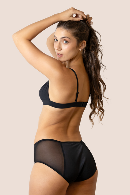 PERIOD PANTY HIGH WAIST TRANSPARENT HIPS BACK GENERAL