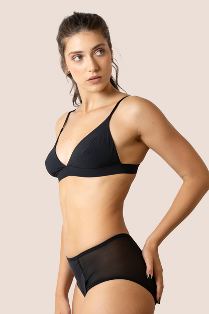 PERIOD PANTY HIGH WAIST TRANSPARENT HIPS SIDE GENERAL