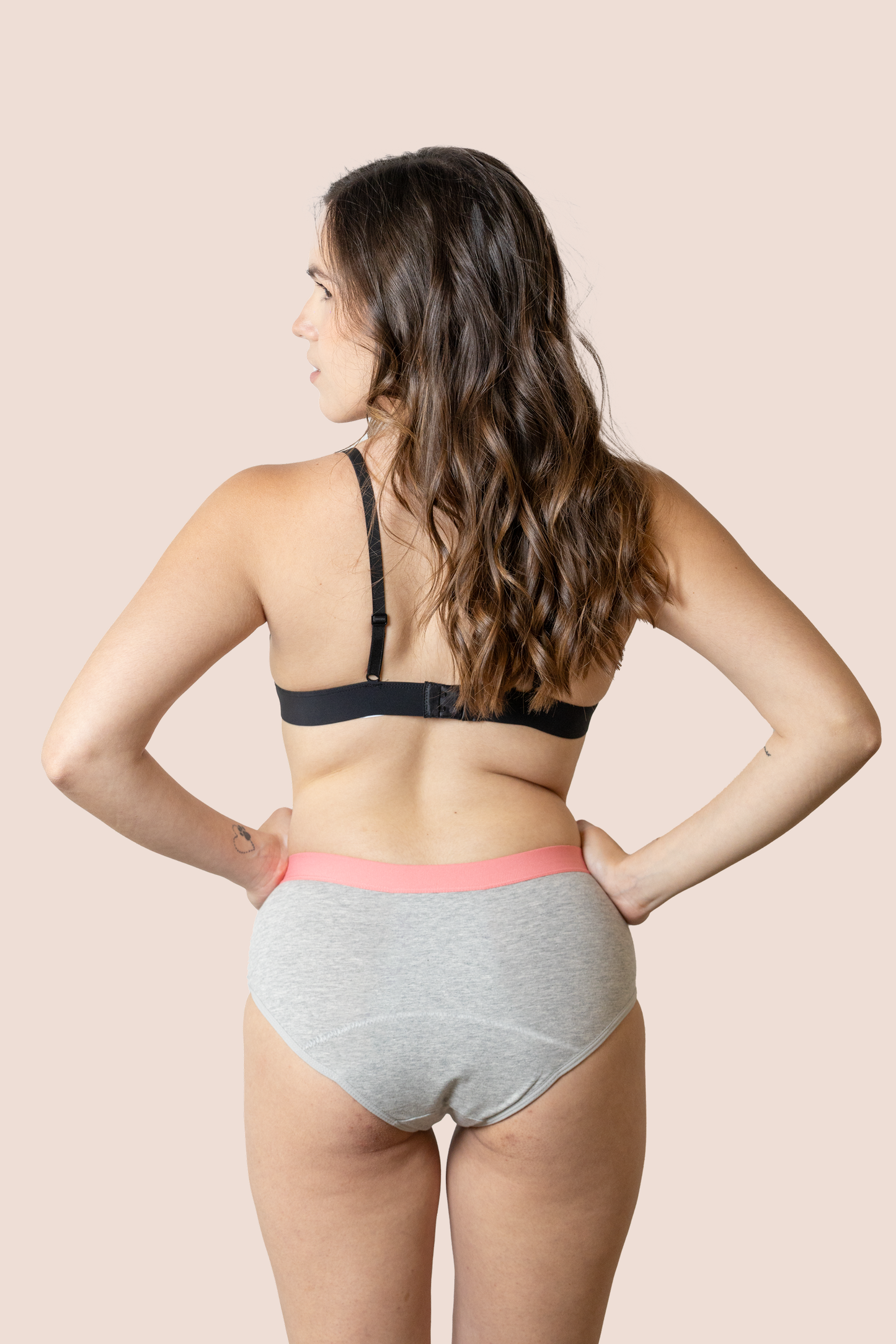 PERIOD UNDERWEAR TEEN GRAY BACK GENERAL