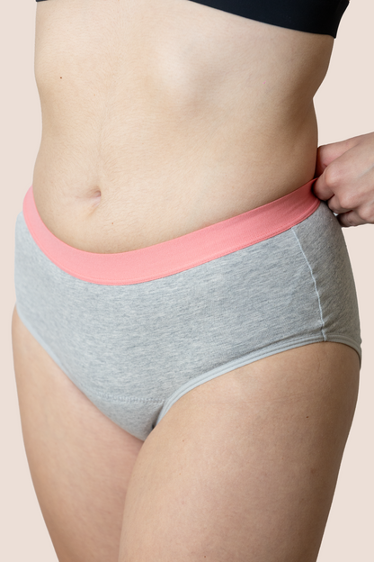 PERIOD UNDERWEAR TEEN GRAY CLOSE UP GENERAL