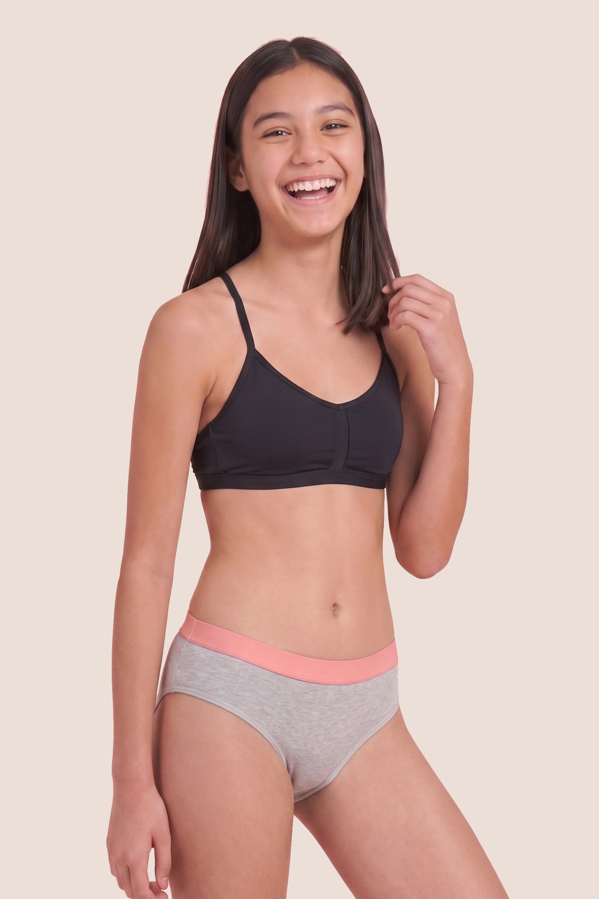 PERIOD UNDERWEAR TEEN GRAY SIDE GENERAL