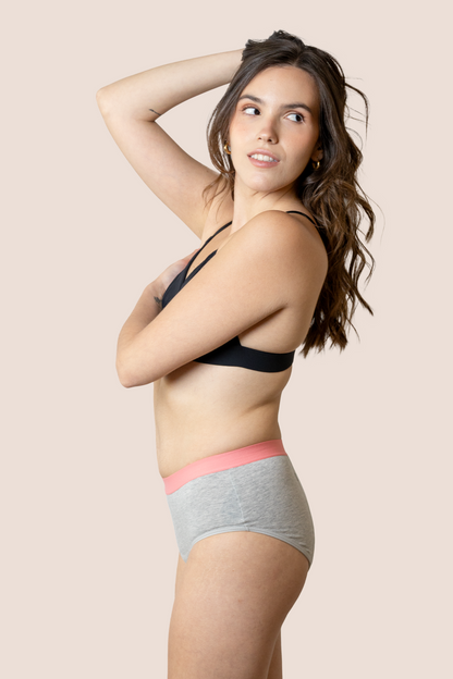 PERIOD UNDERWEAR TEEN GRAY SIDE GENERAL