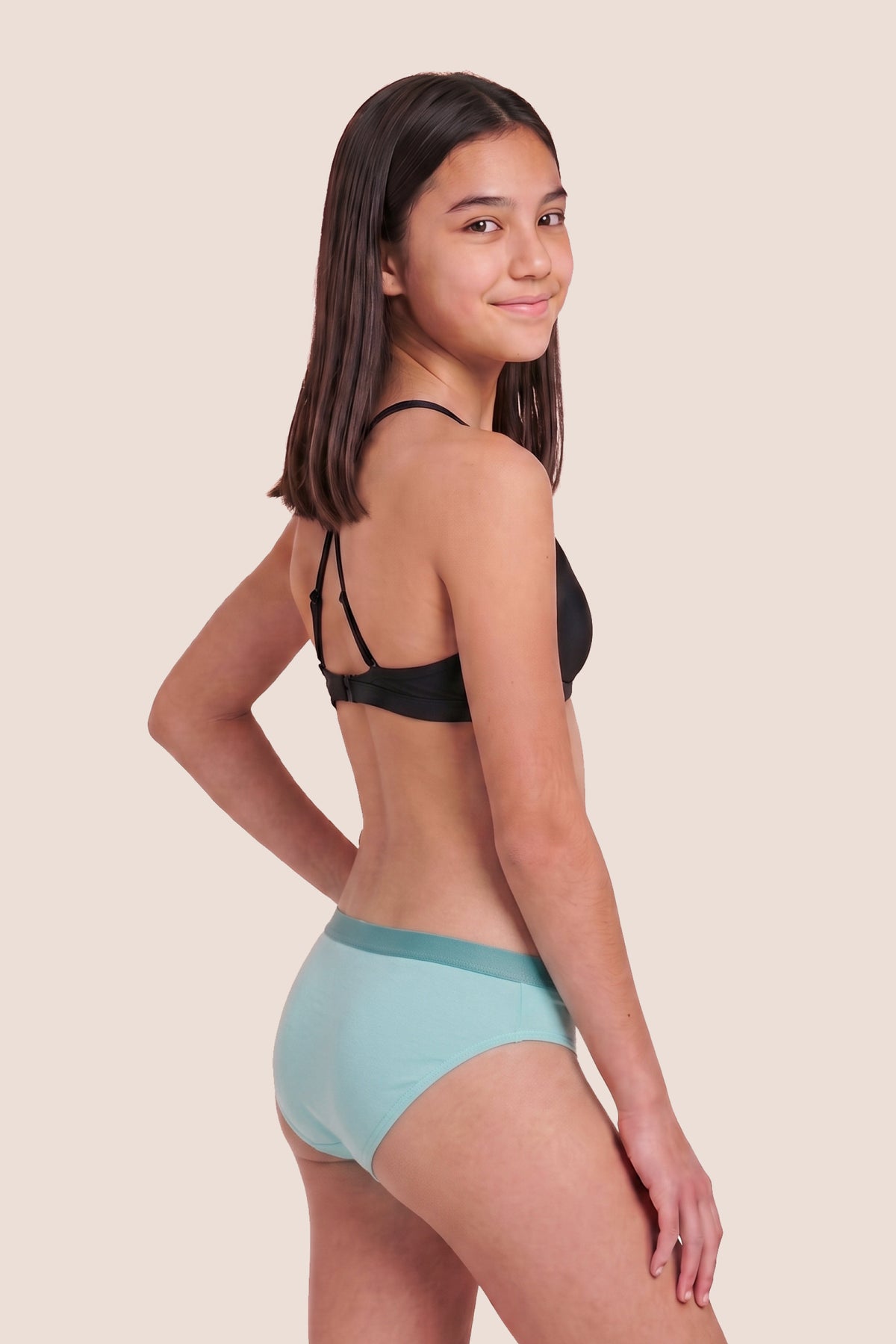 PERIOD UNDERWEAR TEEN TURQUOISE SIDE 2 GENERAL