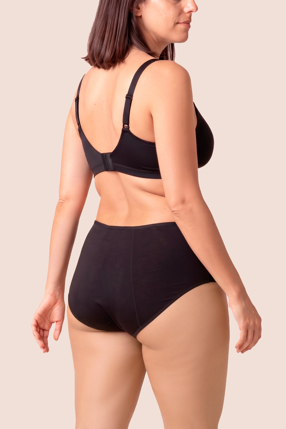 POSTPARTUM PANTIES BLACK BACK GENERAL