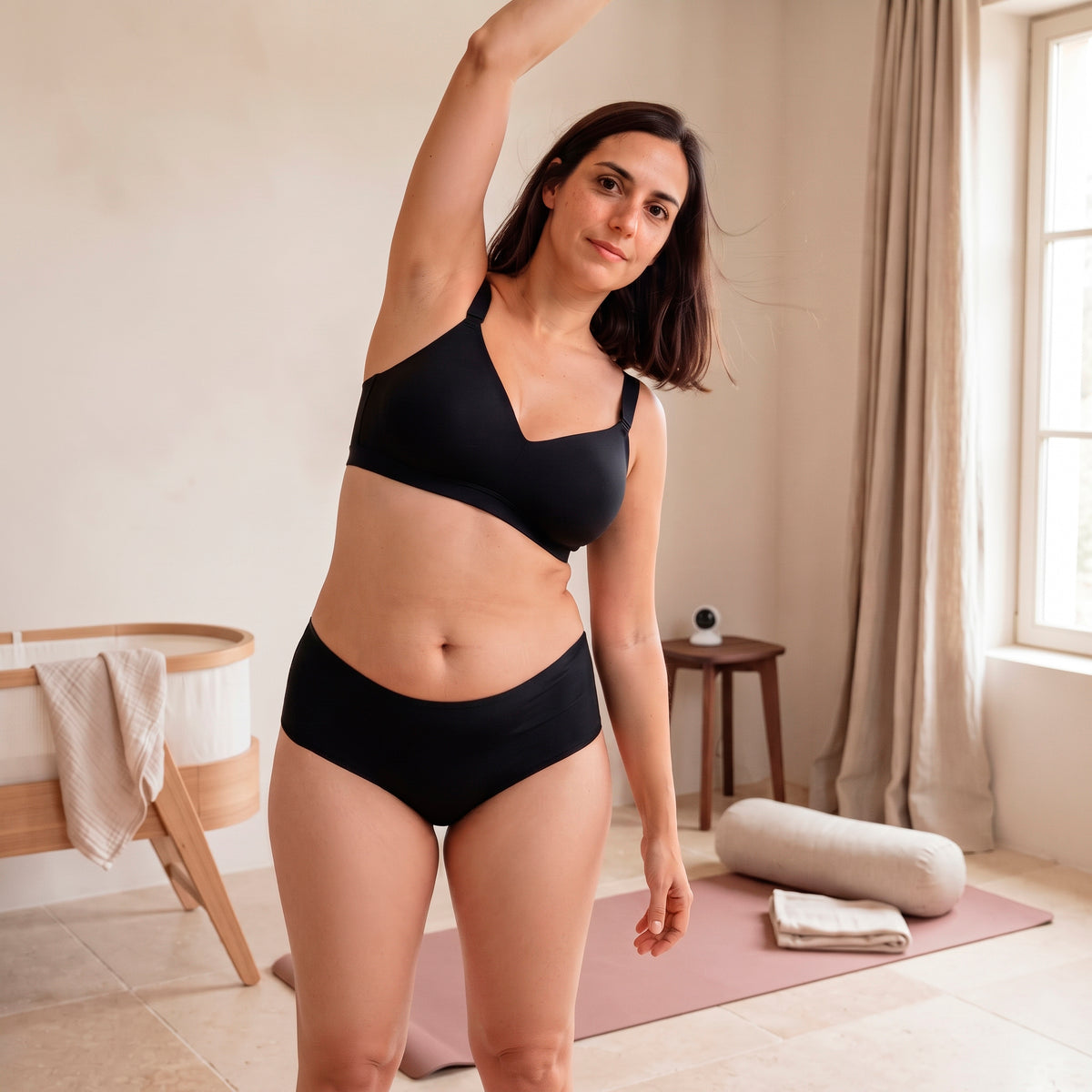 POSTPARTUM PANTIES BLACK LIFESTYLE 1 GENERAL