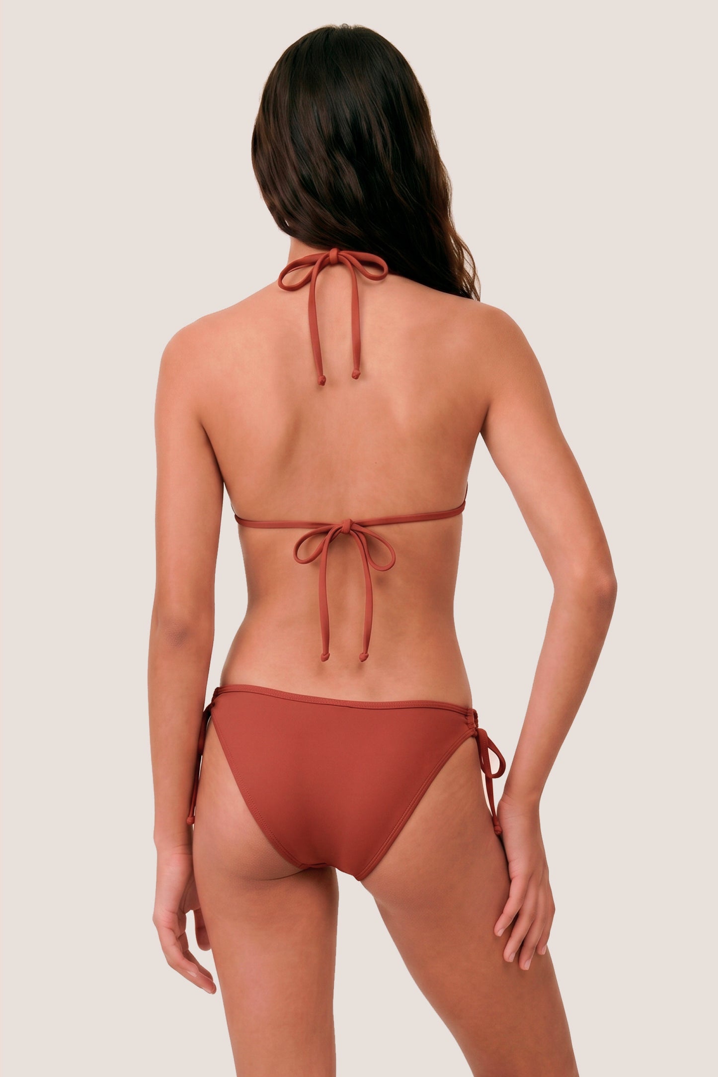 Period Swimwear for Teens Coral Brazilian back general