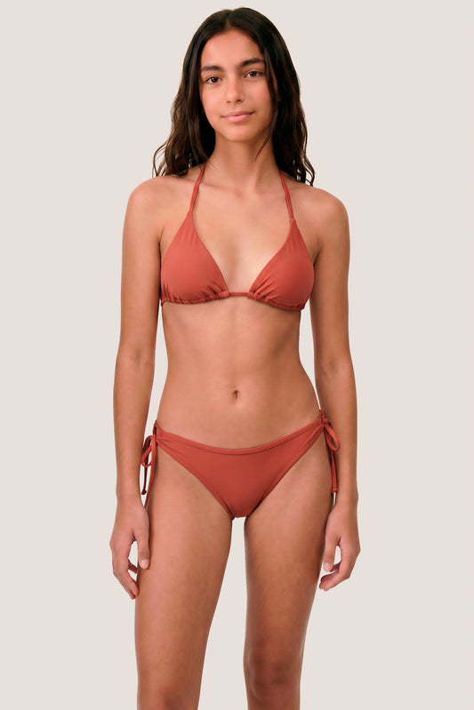 Period Swimwear for Teens Coral Brazilian front general