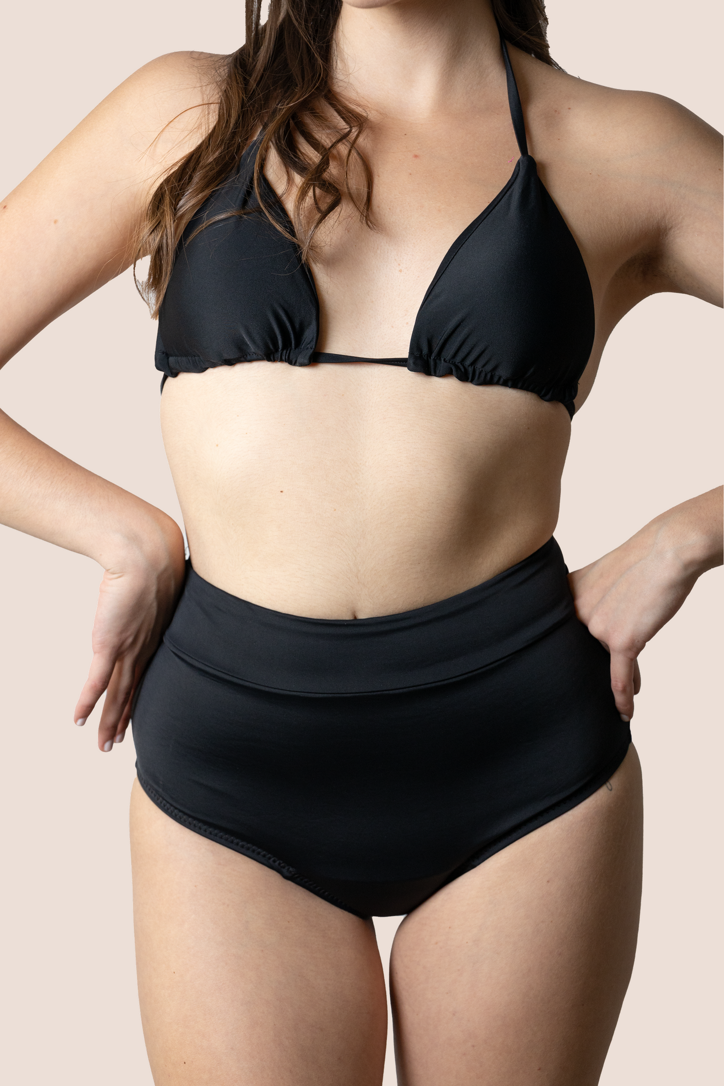 Period Swimwear for Teens High Waist detail general