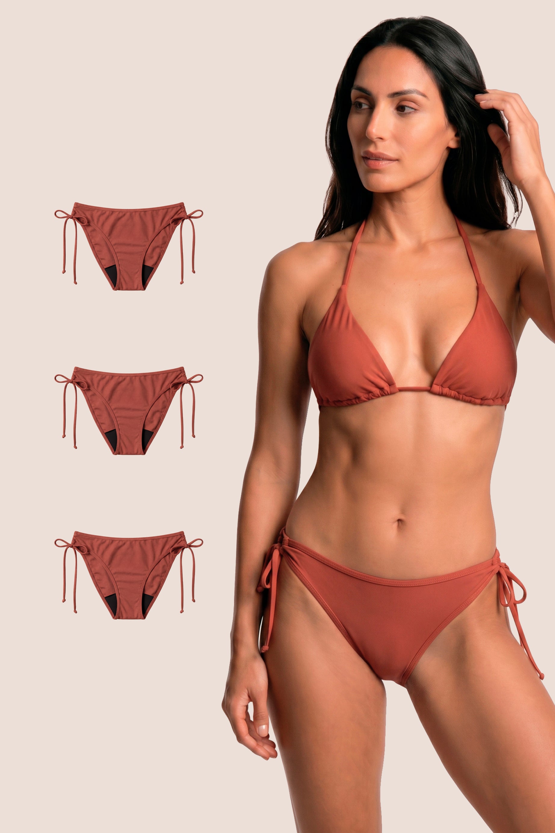 SWIMWEAR CORAL BRAZILIAN PACK 3 GENERAL
